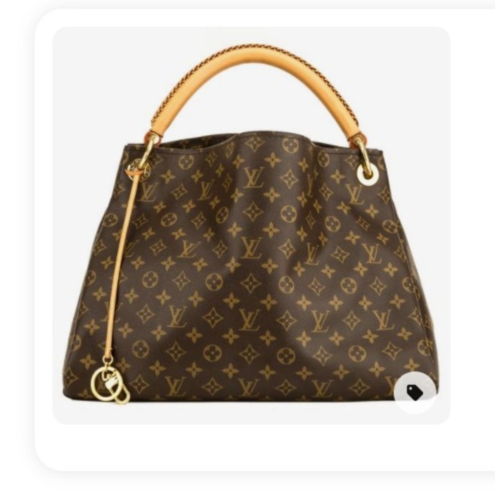 Louis Vuitton Monogram Artsy MM Tote Hobo Shoulder Bag